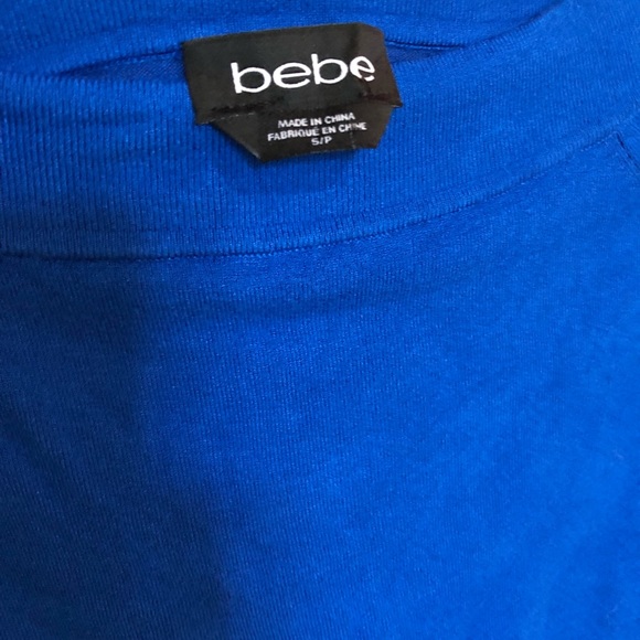 Bebe blue bodycon sweater dress in S - Picture 2 of 5